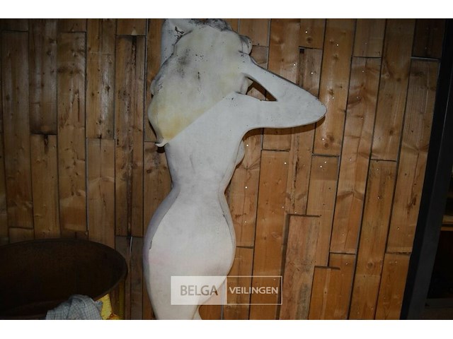 Vintage decoratief beeld fifties pin-up - afbeelding 4 van  4