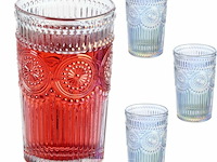 Vintage drankglazenset - afbeelding 1 van  4