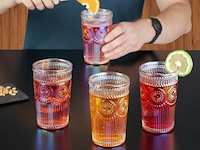 Vintage drankglazenset - afbeelding 3 van  4