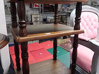 Vintage eiken telefoonmeubel - afbeelding 1 van  1