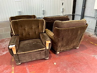 Vintage fauteuil (4x) - afbeelding 1 van  5