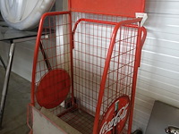 Vintage flessen rek / display coca-cola - afbeelding 2 van  8