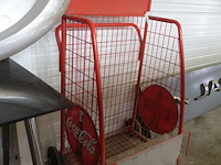 Vintage flessen rek / display coca-cola - afbeelding 3 van  8