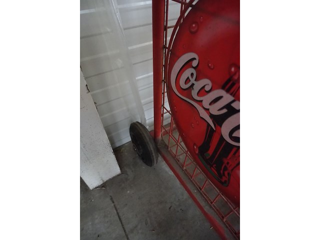 Vintage flessen rek / display coca-cola - afbeelding 5 van  8