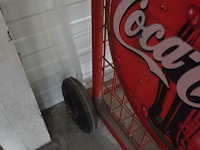 Vintage flessen rek / display coca-cola - afbeelding 5 van  8