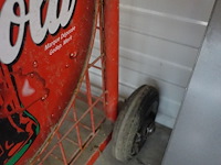 Vintage flessen rek / display coca-cola - afbeelding 6 van  8