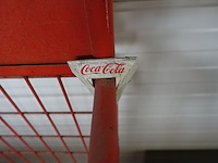 Vintage flessen rek / display coca-cola - afbeelding 8 van  8