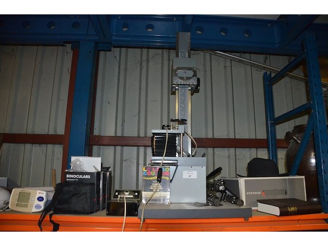 Vintage foto negatief vergroter drust m800, hoed stetson, bijbel - afbeelding 1 van  8