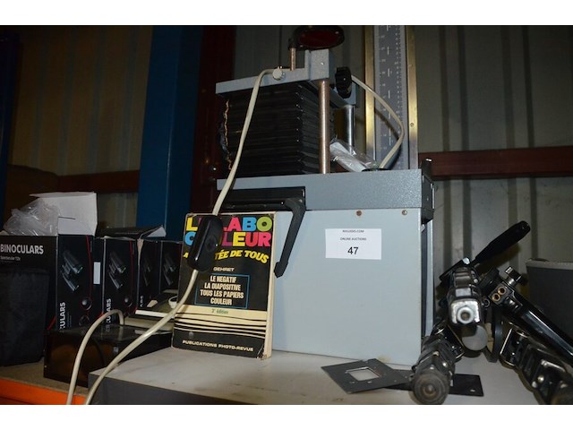 Vintage foto negatief vergroter drust m800, hoed stetson, bijbel - afbeelding 5 van  8