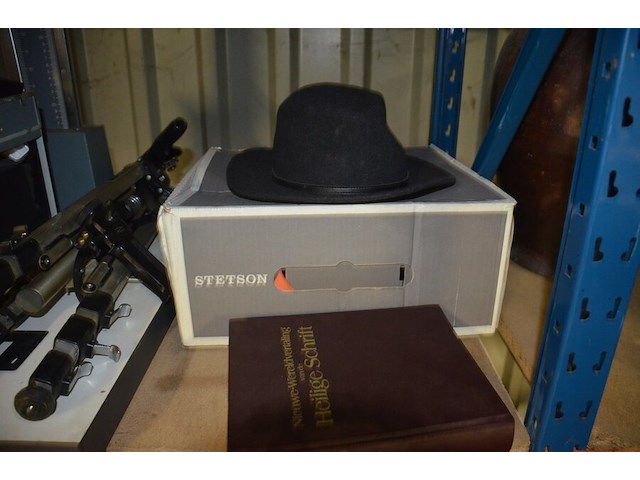 Vintage foto negatief vergroter drust m800, hoed stetson, bijbel - afbeelding 8 van  8