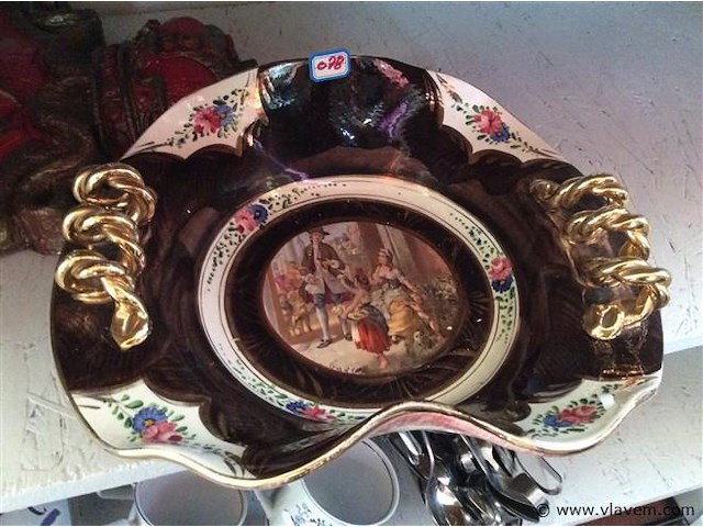 Vintage fruitschaal - afbeelding 1 van  3