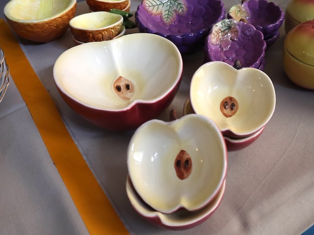 Vintage fruitschalen - afbeelding 3 van  6