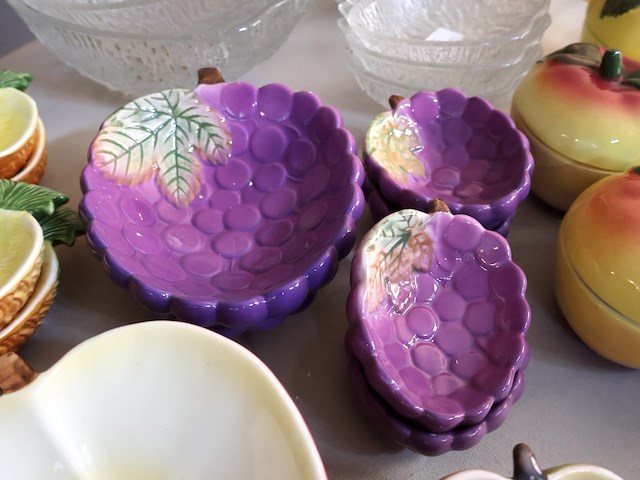 Vintage fruitschalen - afbeelding 4 van  6