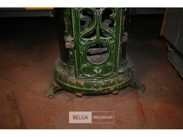 Vintage gietijzeren potkachel - afbeelding 3 van  4