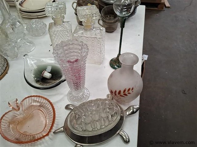 Vintage glaswerk - afbeelding 1 van  2