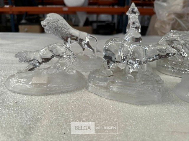 Vintage glazen beeldjes - afbeelding 3 van  4