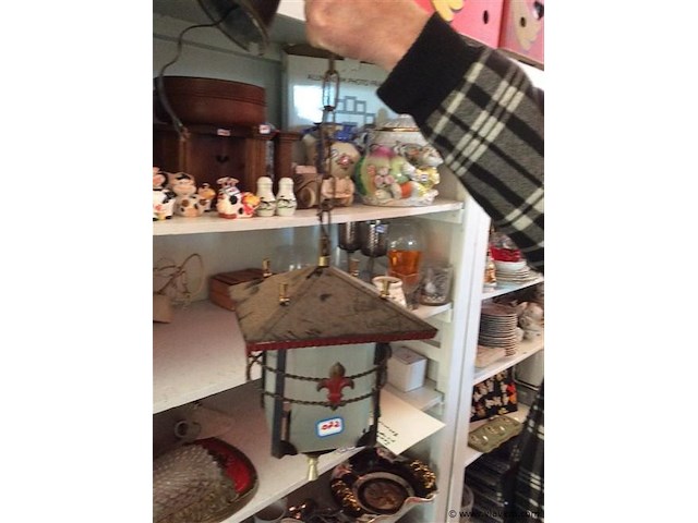 Vintage halllamp - afbeelding 1 van  2