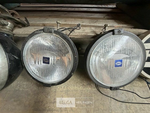 Vintage hella verstralers en mistlampen (4x) - afbeelding 3 van  4