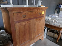 Vintage houten commode - afbeelding 2 van  3