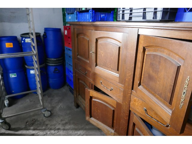 Vintage houten kast - afbeelding 2 van  4