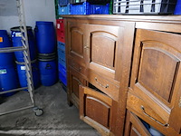 Vintage houten kast - afbeelding 2 van  4
