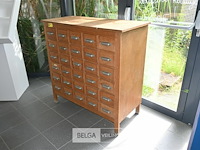 Vintage houten ladekast - afbeelding 1 van  5