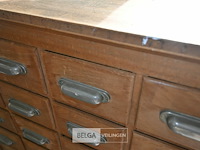 Vintage houten ladekast - afbeelding 3 van  5