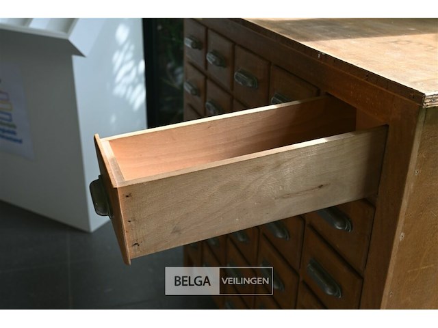 Vintage houten ladekast - afbeelding 5 van  5