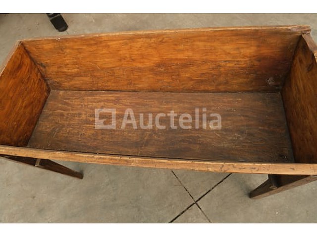 Vintage houten schaal voor brooddeeg - afbeelding 3 van  5