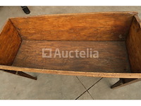 Vintage houten schaal voor brooddeeg - afbeelding 3 van  5