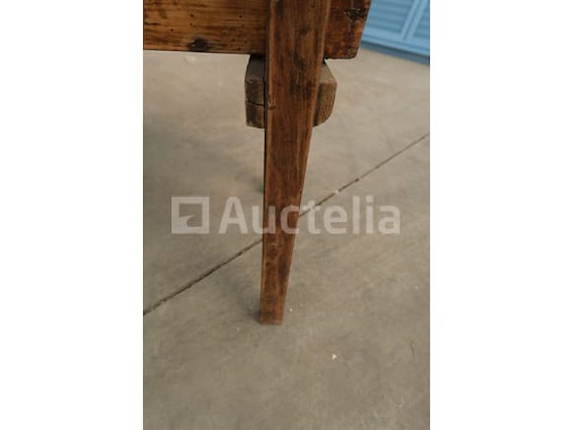 Vintage houten schaal voor brooddeeg - afbeelding 5 van  5