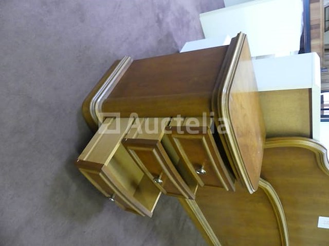 Vintage houten slaapkamerset - afbeelding 3 van  10