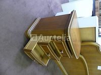 Vintage houten slaapkamerset - afbeelding 3 van  10