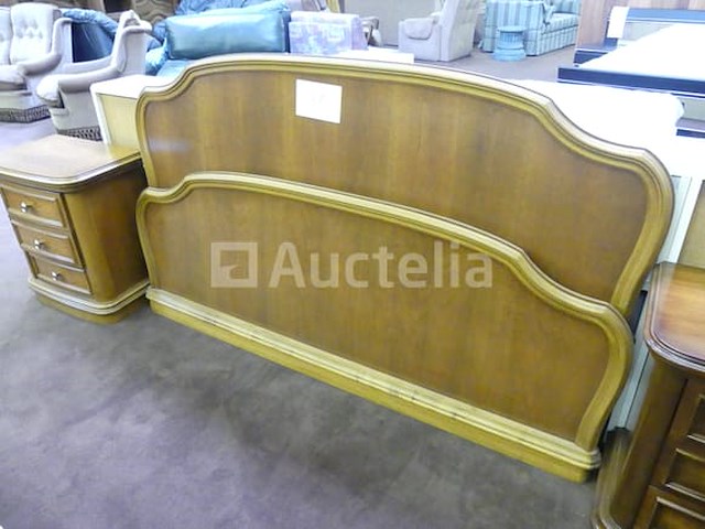 Vintage houten slaapkamerset - afbeelding 5 van  10