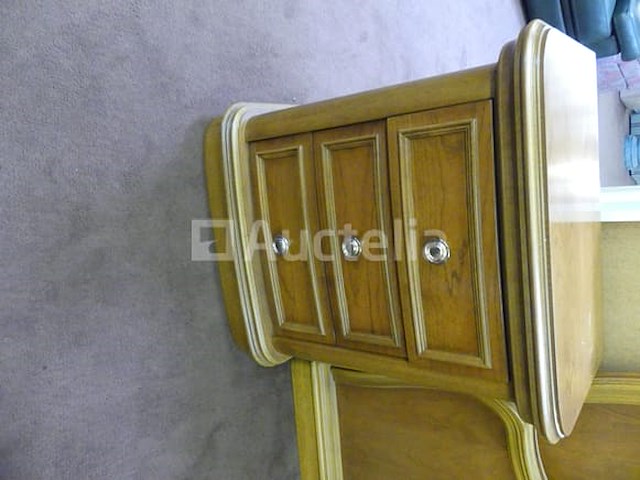 Vintage houten slaapkamerset - afbeelding 6 van  10