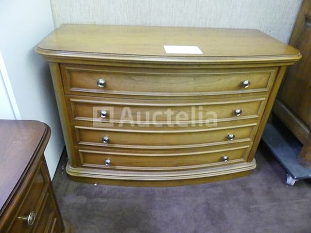 Vintage houten slaapkamerset - afbeelding 8 van  10