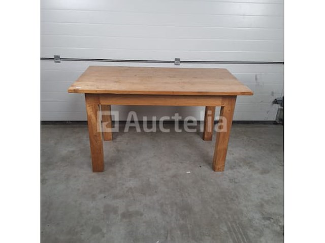 Vintage houten tafel (nr 259) - afbeelding 3 van  4