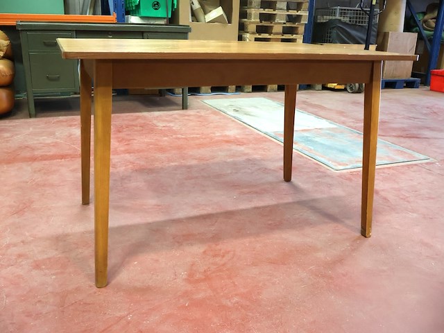 Vintage houten tafel - afbeelding 3 van  7
