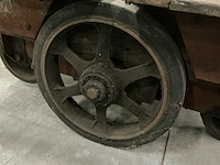 Vintage industriële kar (3x) - afbeelding 2 van  4
