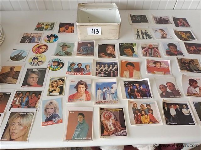 Vintage ‘joepie’ stickers. 47 stuks - afbeelding 1 van  6