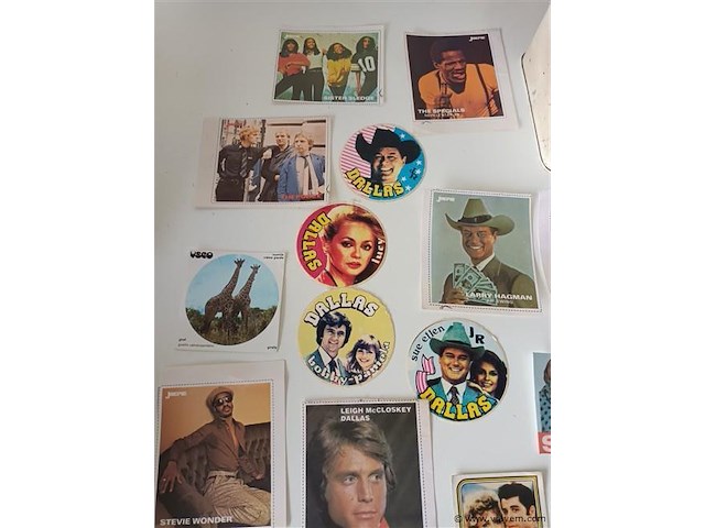 Vintage ‘joepie’ stickers. 47 stuks - afbeelding 2 van  6