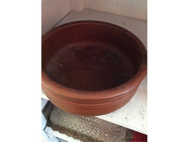 Vintage kaarsenhouders hout +… - afbeelding 3 van  3