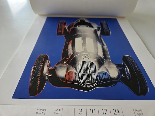 Vintage kalender - andy warhol vs daimler- benz 1989 - afbeelding 3 van  34