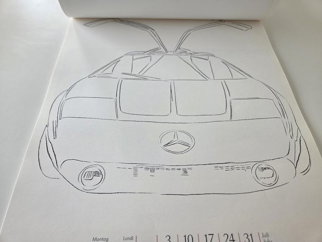 Vintage kalender - andy warhol vs daimler- benz 1989 - afbeelding 11 van  34