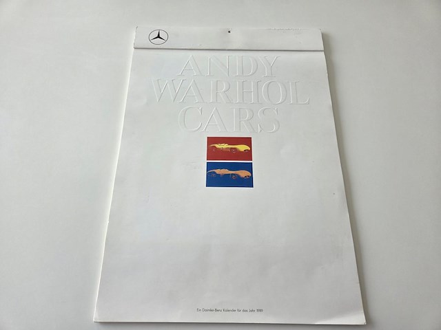 Vintage kalender - andy warhol vs daimler- benz 1989 - afbeelding 1 van  34