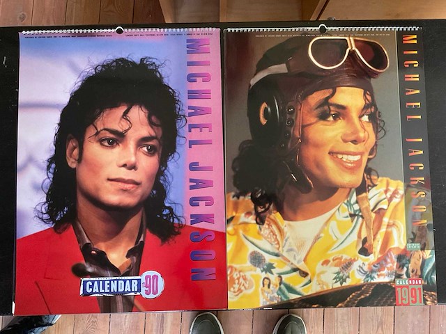 Vintage kalenders ‘michael jackson’ - afbeelding 1 van  3