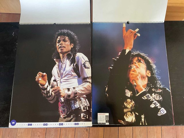 Vintage kalenders ‘michael jackson’ - afbeelding 2 van  3