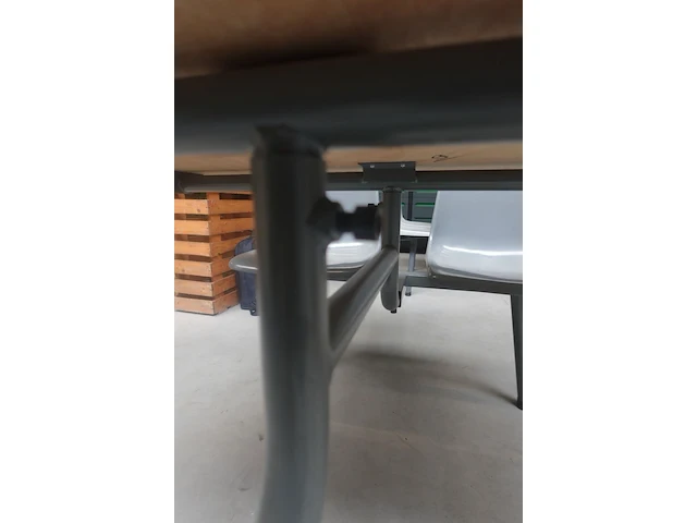 Vintage kantineset /gecombineerde tafel - afbeelding 4 van  4