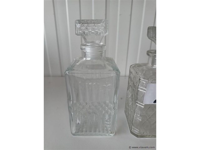 Vintage karaffen. 3 stuks - afbeelding 2 van  4