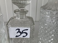 Vintage karaffen. 3 stuks - afbeelding 3 van  4